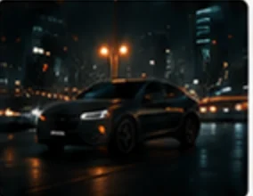 Escena nocturna urbana del vídeo NERVA SPARK